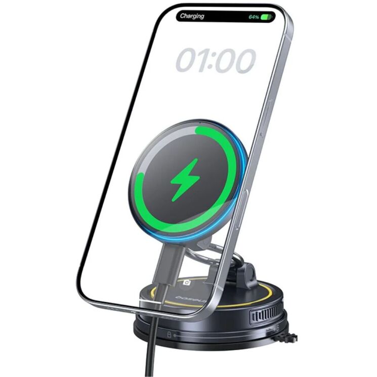 Автомобильный держатель с функцией беспроводной зарядки Baseus PrimeTrip VC2 Flex Pro (C0013F01) - Black: фото 3 из 22