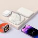 Беспроводное зарядное устройство Hoco CQ16 Astute 4-in-1 (15W) + Power Bank (10000mAh) - Milky White (958285W). Фото 8 из 8