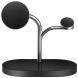 Беспроводное зарядное устройство Samsung Wireless Charger 15W 3 в 1 (GP-PWU024WIABW) - Black (958318B). Фото 3 из 6