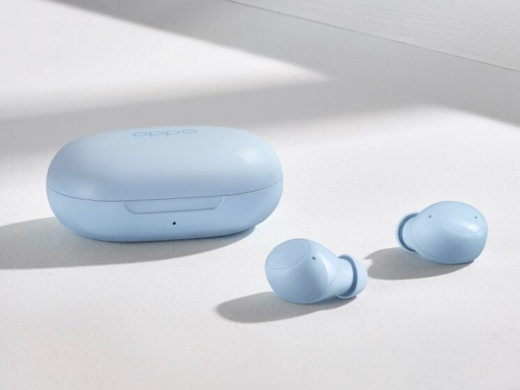 Бездротові навушники OPPO Enco Buds W12 (ETI81) - Blue: фото 11 з 12