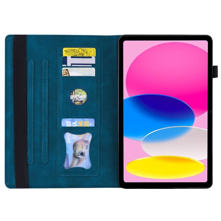 Чехол Deexe Business Style для Apple iPad 10.9 (2022) / iPad 11 (2025) - Blue: фото 2 из 7