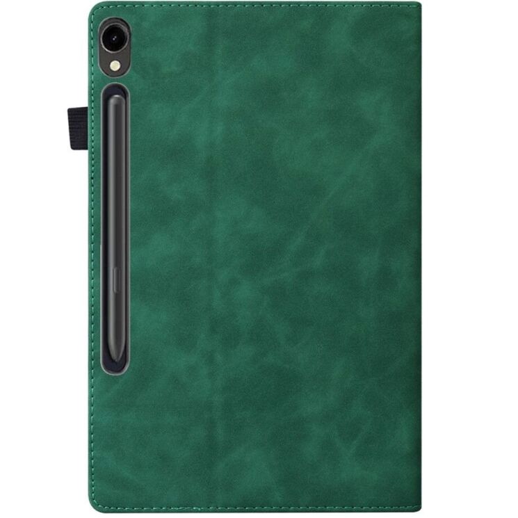 Чехол Deexe Business Style для Samsung Galaxy Tab S10 FE Plus - Green: фото 6 из 9