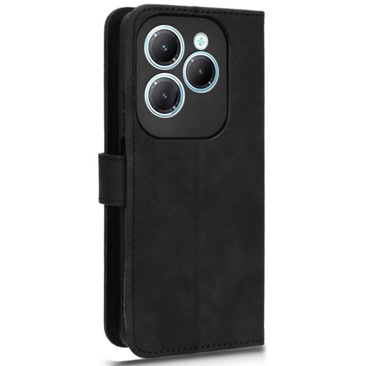Чехол Deexe Classic Wallet для Infinix Hot 40 / 40 Pro - Black: фото 5 из 6