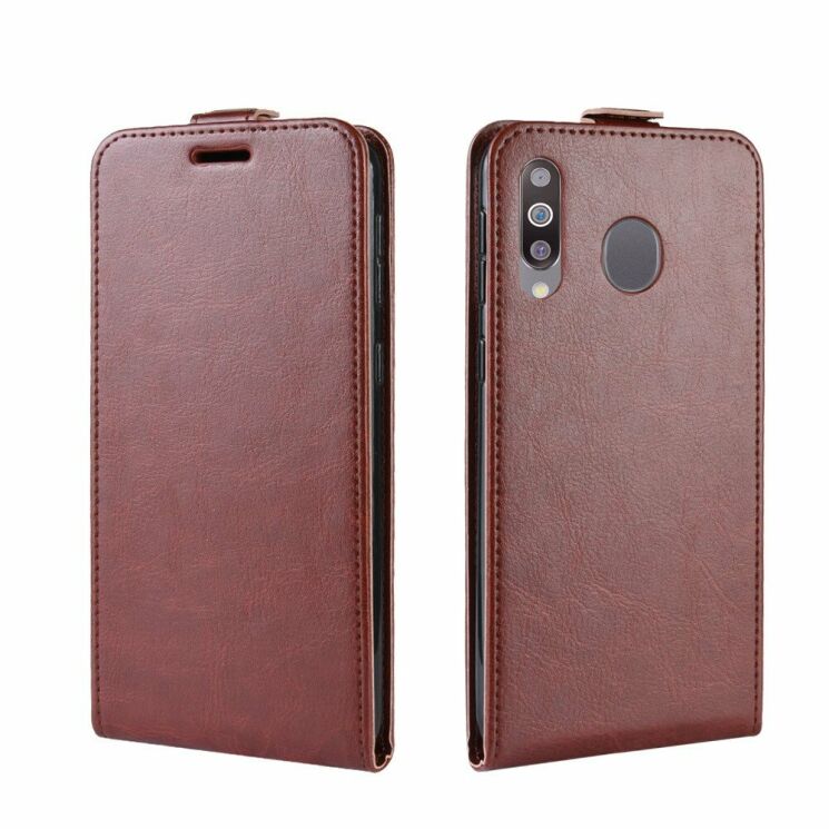 Чехол Deexe Flip Case для Samsung Galaxy M30 (M305) / A40s (A407) - Brown: фото 2 из 6
