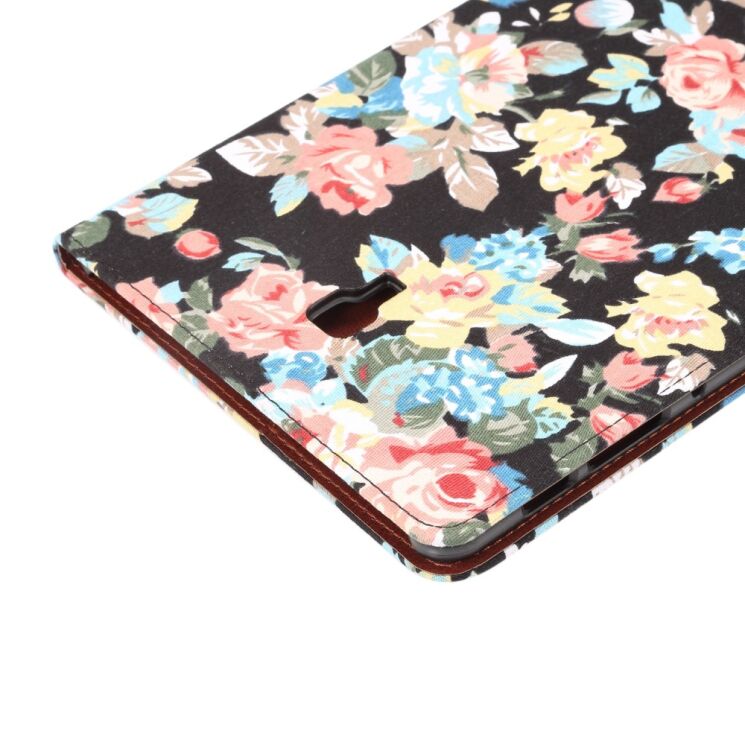 Чехол Deexe Peony Pattern для Samsung Galaxy Tab A 10.5 (T590/595) - Black: фото 5 из 5