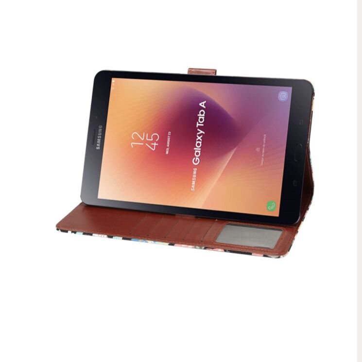 Чехол Deexe Peony Pattern для Samsung Galaxy Tab A 10.5 (T590/595) - Black: фото 3 из 5