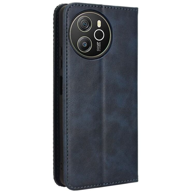 Чехол Deexe Retro Style для Blackview Shark 8 / Oscal Tiger 12 - Blue: фото 6 из 7