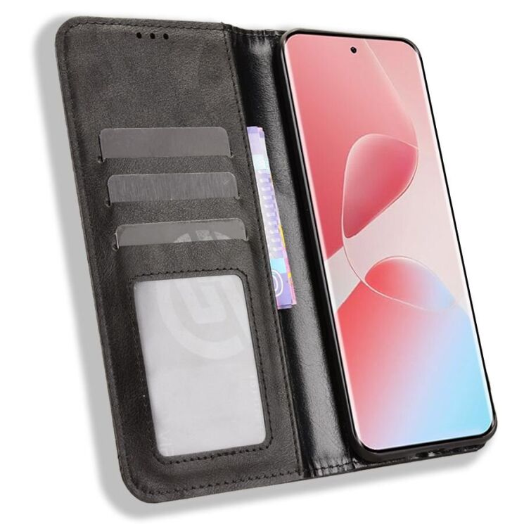 Чохол Deexe Retro Style для Infinix Hot 60 Pro Plus - Black: фото 6 з 18