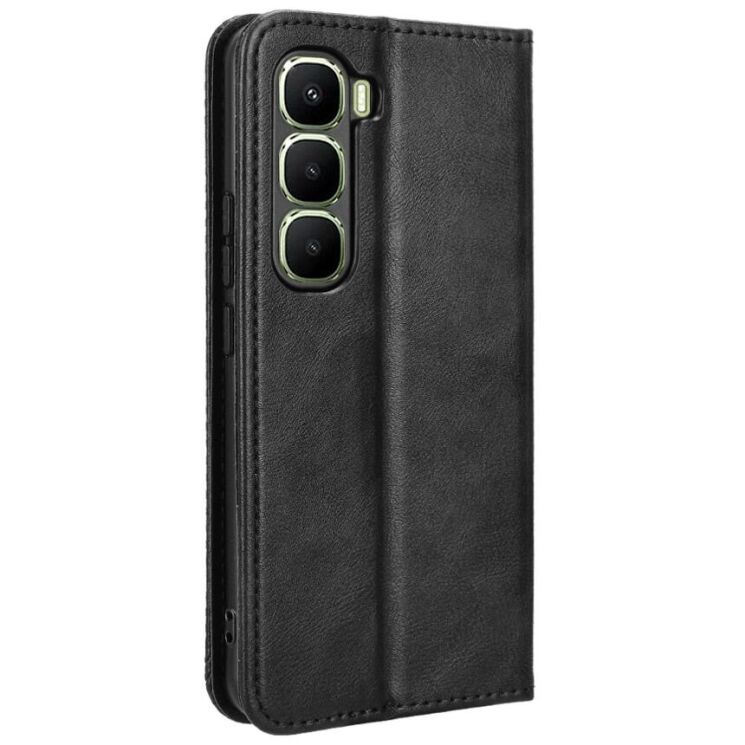 Чохол Deexe Retro Style для Infinix Hot 60 Pro Plus - Black: фото 8 з 18