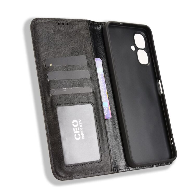 Чохол Deexe Retro Style для Infinix Smart 10 - Black: фото 5 з 16