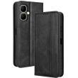 Чехол-книжка Deexe Retro Style для Infinix Smart 10 - Black (388201B)