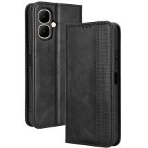 Чохол Deexe Retro Style для Infinix Smart 10 - Black: фото 1 з 16