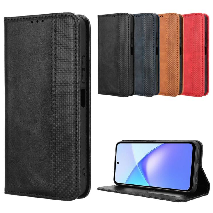 Чохол Deexe Retro Style для Infinix Smart 10 - Black: фото 9 з 16