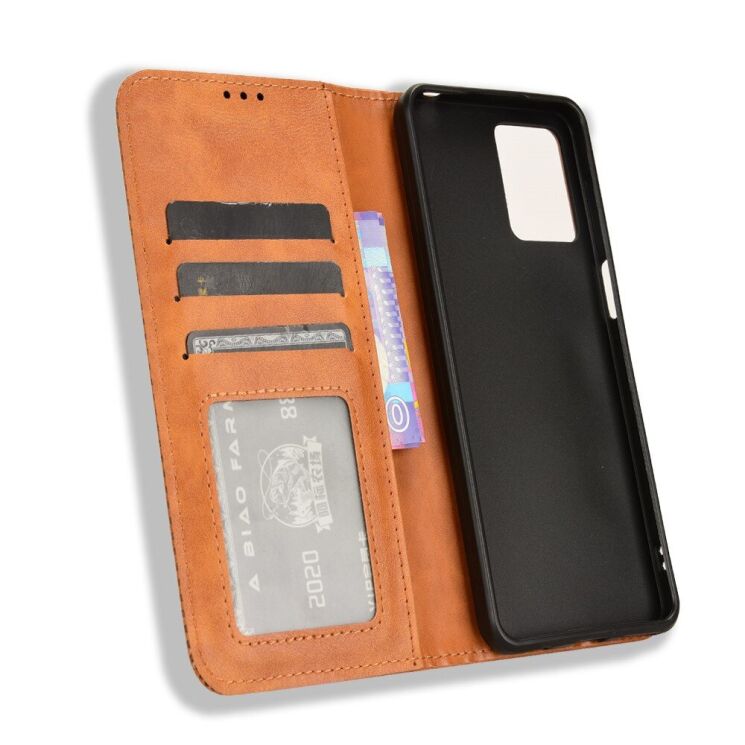 Чехол Deexe Retro Style для Motorola Moto G14 - Brown: фото 4 из 10