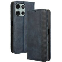 Чехол Deexe Retro Style для Motorola Moto G75 - Blue: фото 1 из 8