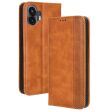 Чехол Deexe Retro Style для Nothing Phone (2) - Brown (329720Z)