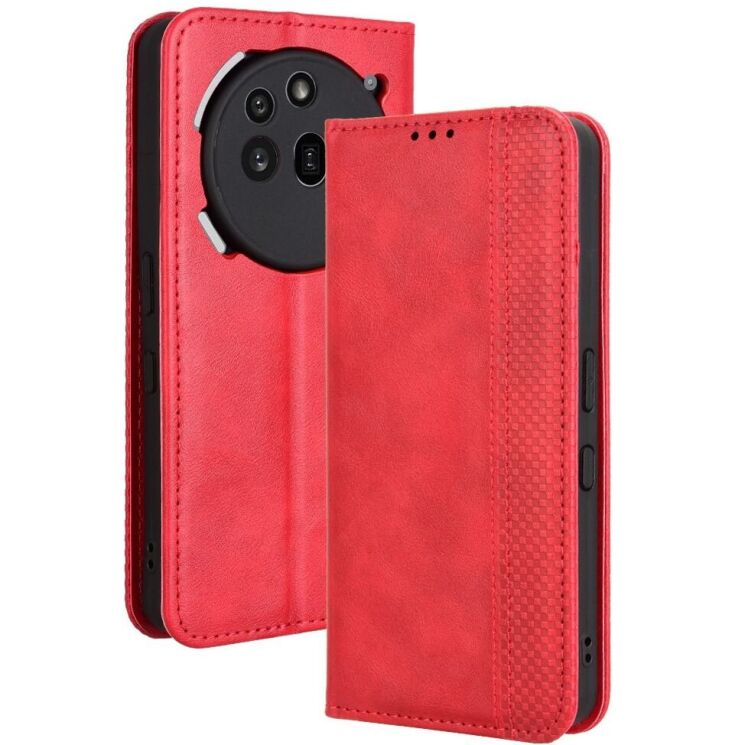 Чехол Deexe Retro Style для Nothing Phone (3a) Pro - Red: фото 8 из 19