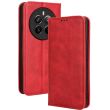 Чехол-книжка Deexe Retro Style для Realme 12 Pro / 12 Pro+ - Red (348909R)