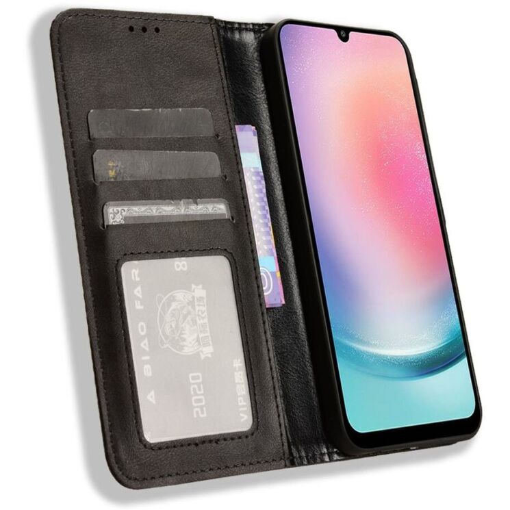 Чохол Deexe Retro Style для Samsung Galaxy A25 (A256) - Black: фото 2 з 7