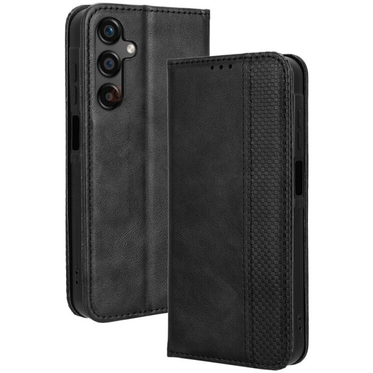 Чохол Deexe Retro Style для Samsung Galaxy A25 (A256) - Black: фото 1 з 7