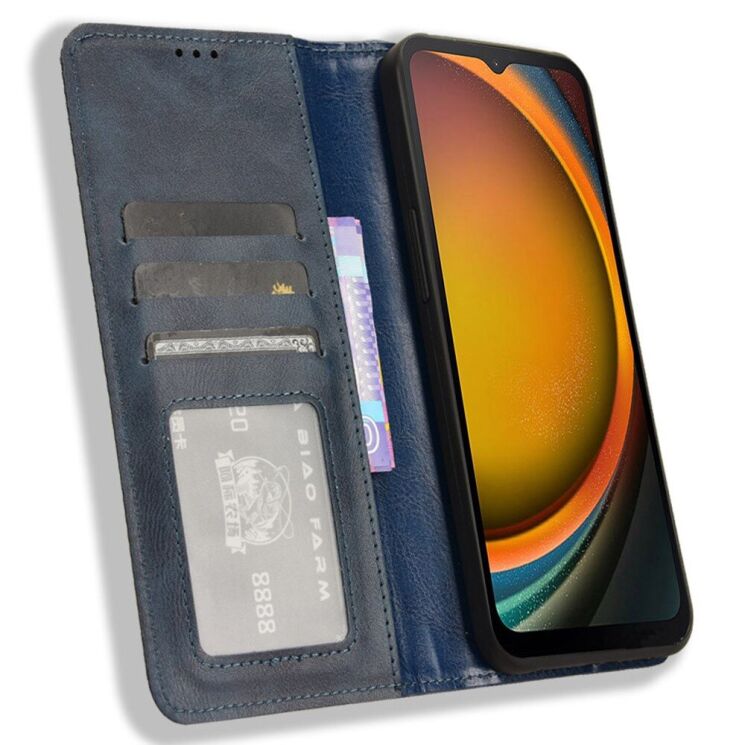 Чехол Deexe Retro Style для Samsung Galaxy Xcover 7 (G556) - Blue: фото 2 из 7