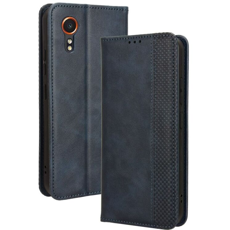 Чехол Deexe Retro Style для Samsung Galaxy Xcover 7 (G556) - Blue: фото 1 из 7