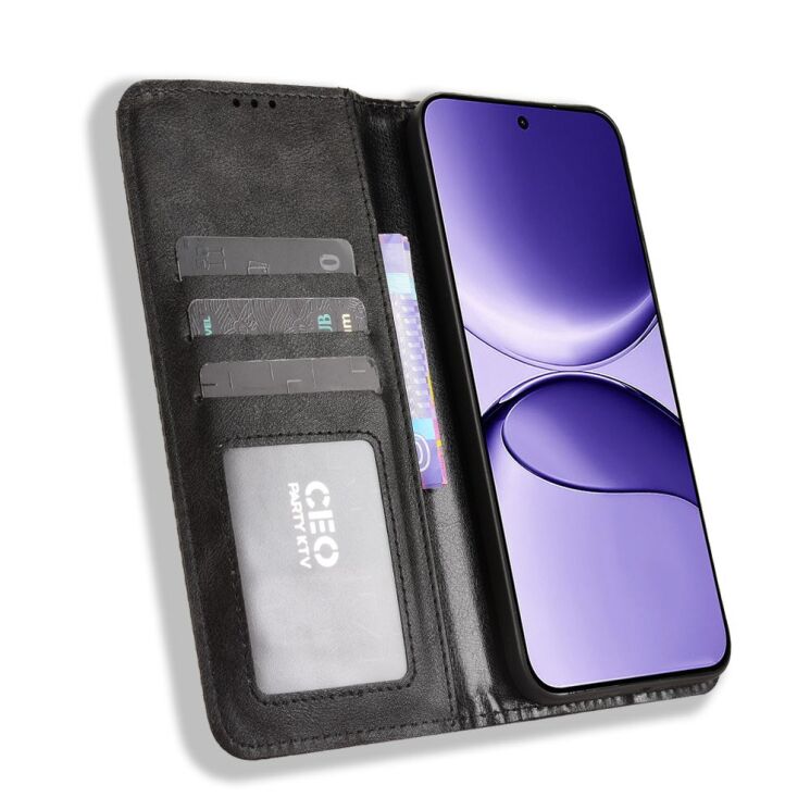 Чехол Deexe Retro Style для Xiaomi Poco F7 - Black: фото 5 из 18