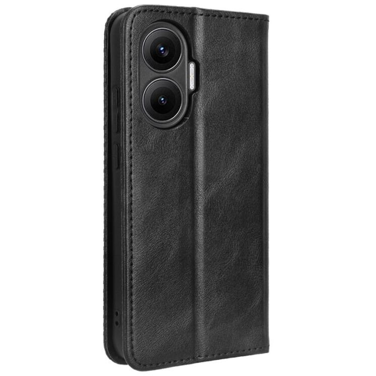 Чехол Deexe Retro Style для Xiaomi Poco F7 - Black: фото 7 из 18
