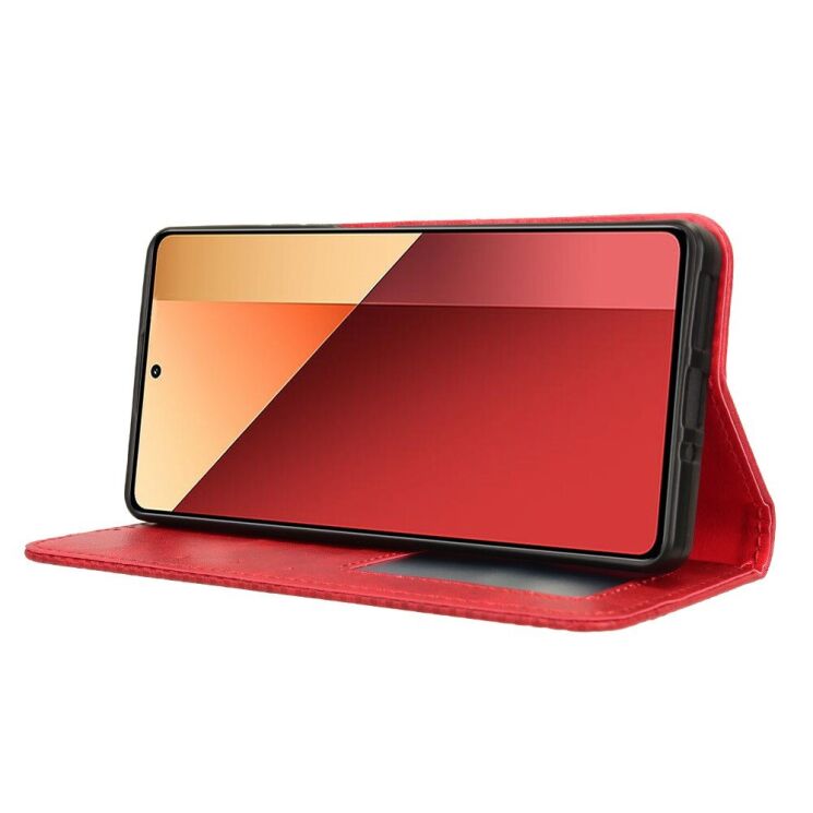 Чохол Deexe Retro Style для Xiaomi Redmi Note 13 Pro 4G / Note 14S / Poco M6 Pro - Red: фото 3 з 7