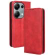 Чохол Deexe Retro Style для Xiaomi Redmi Note 13 Pro 4G / Note 14S / Poco M6 Pro - Red (345718R)