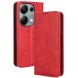 Чохол Deexe Retro Style для Xiaomi Redmi Note 13 Pro 4G / Note 14S / Poco M6 Pro - Red (345718R). Фото 1 з 7