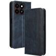 Чехол Deexe Retro Style для ZTE Blade A35 / Blade A55 - Blue (367703L)