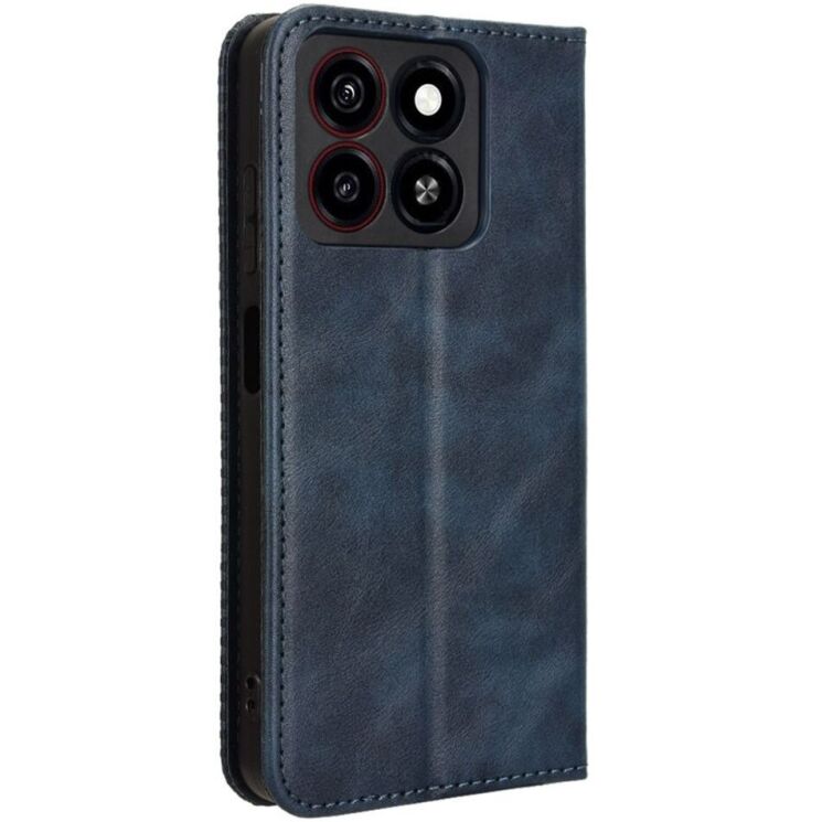 Чехол Deexe Retro Style для ZTE Blade A35 / Blade A55 - Blue: фото 6 из 7