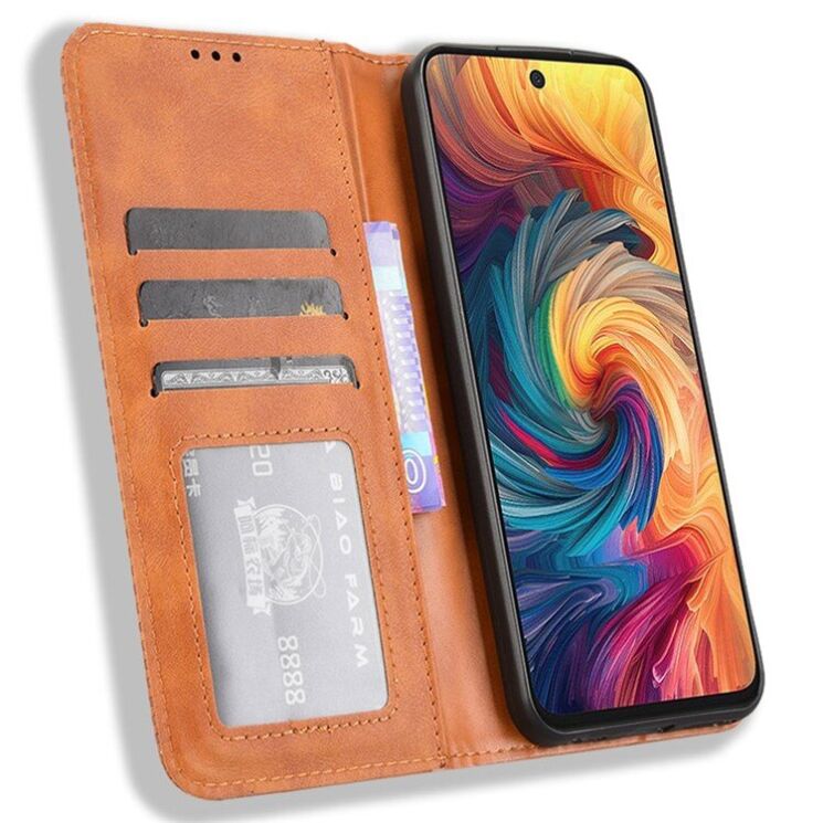 Чехол Deexe Retro Style для ZTE Nubia V70 - Brown: фото 2 из 7