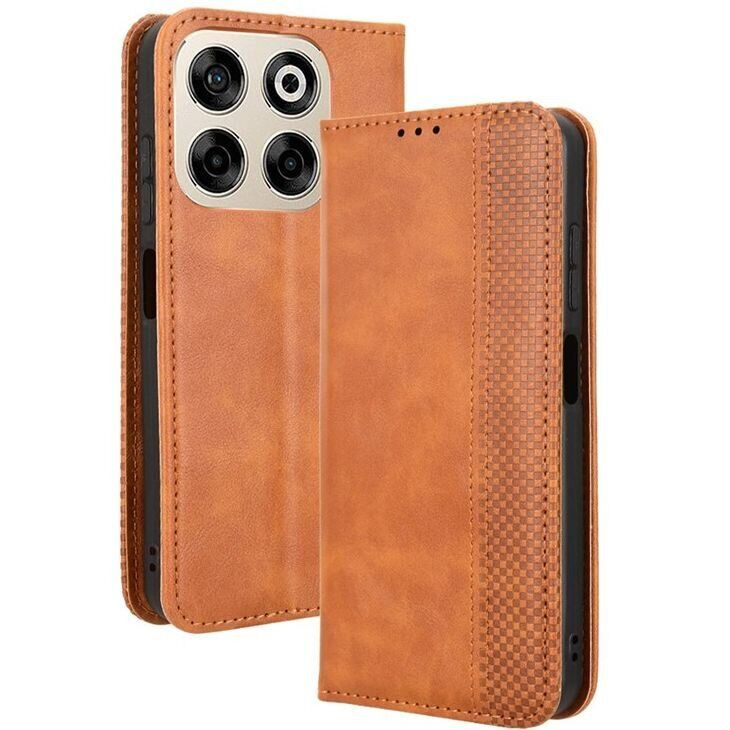Чехол Deexe Retro Style для ZTE Nubia V70 - Brown: фото 1 из 7