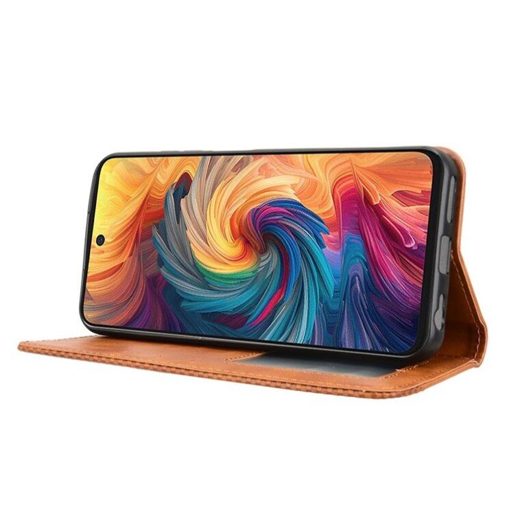 Чехол Deexe Retro Style для ZTE Nubia V70 - Brown: фото 3 из 7