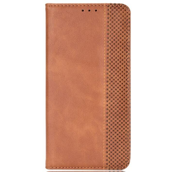 Чехол Deexe Retro Style для ZTE Nubia V70 - Brown: фото 5 из 7