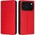 Чохол Deexe Rhombus Book для iPhone 18 Pro Max / 17 Pro Max - Red: фото 1 з 10