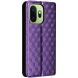 Чохол Deexe Rhombus Book для OnePlus 15T - Purple (410412V). Фото 7 з 7