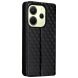 Чехол Deexe Rhombus Book для Xiaomi Redmi Note 14 4G - Black (373445B). Фото 6 из 6