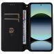 Чехол Deexe Rhombus Book для Xiaomi Redmi Note 14 4G - Black (373445B). Фото 2 из 6