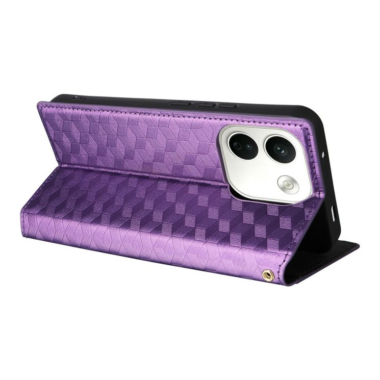 Чехол Deexe Rhombus Book для Xiaomi Redmi Note 17 Pro Max - Purple (430504V) Чехол Deexe Rhombus Book для Xiaomi Redmi Note 17 Pro Max - Purple: фото 5 из 7