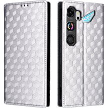 Чехол Deexe Rhombus Book для ZTE Nubia Neo 5 GT - Silver: фото 1 из 8