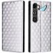 Чехол Deexe Rhombus Book для ZTE Nubia Neo 5 GT - Silver (432003S). Фото 1 из 8