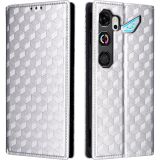 Чохол Deexe Rhombus Book для ZTE Nubia Neo 5 GT - Silver: фото 1 з 8