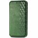 Чехол Deexe Rhombus Wallet для Motorola Moto G14 - Green (335544G). Фото 4 из 6