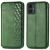 Чехол Deexe Rhombus Wallet для Motorola Moto G14 - Green: фото 1 из 6