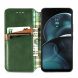 Чехол Deexe Rhombus Wallet для Motorola Moto G14 - Green (335544G). Фото 2 из 6
