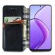 Чехол Deexe Rhombus Wallet для Realme 12 5G - Black (355911B). Фото 2 из 6
