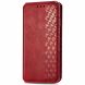 Чехол Deexe Rhombus Wallet для TECNO Spark 20C - Red (345615R). Фото 4 из 6
